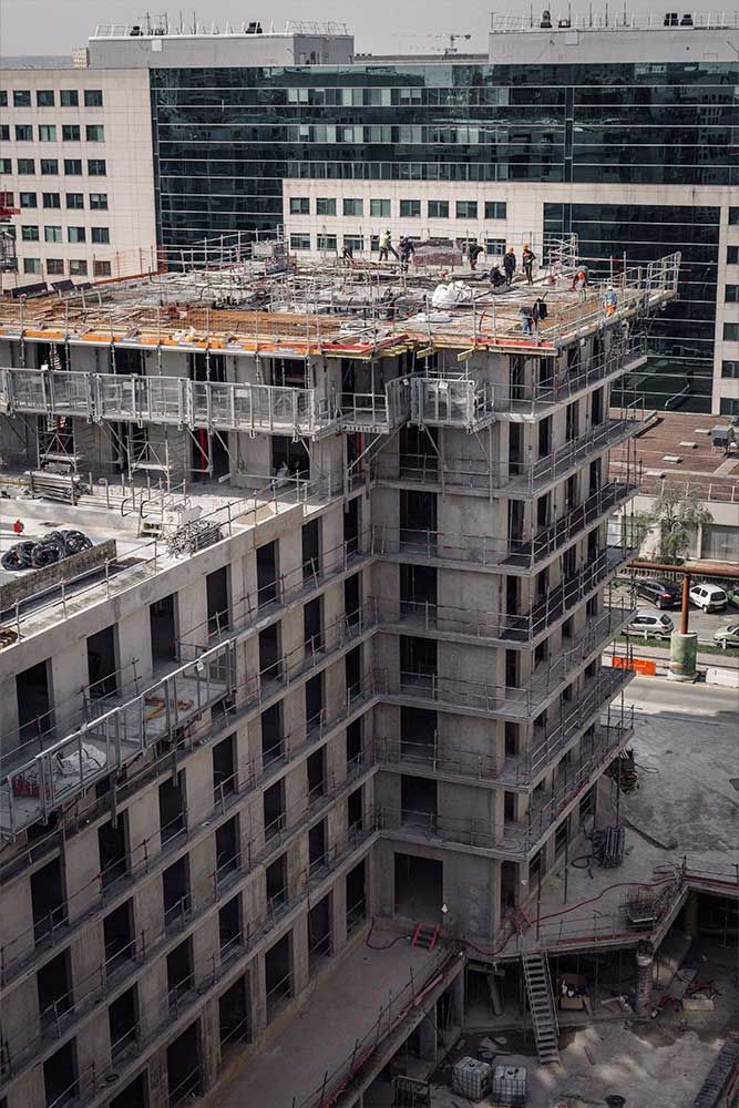 Photographie du chantier Asnière B4-B5