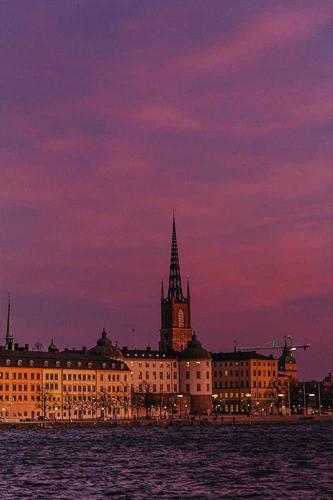 Photographie de la ville de Stockolm