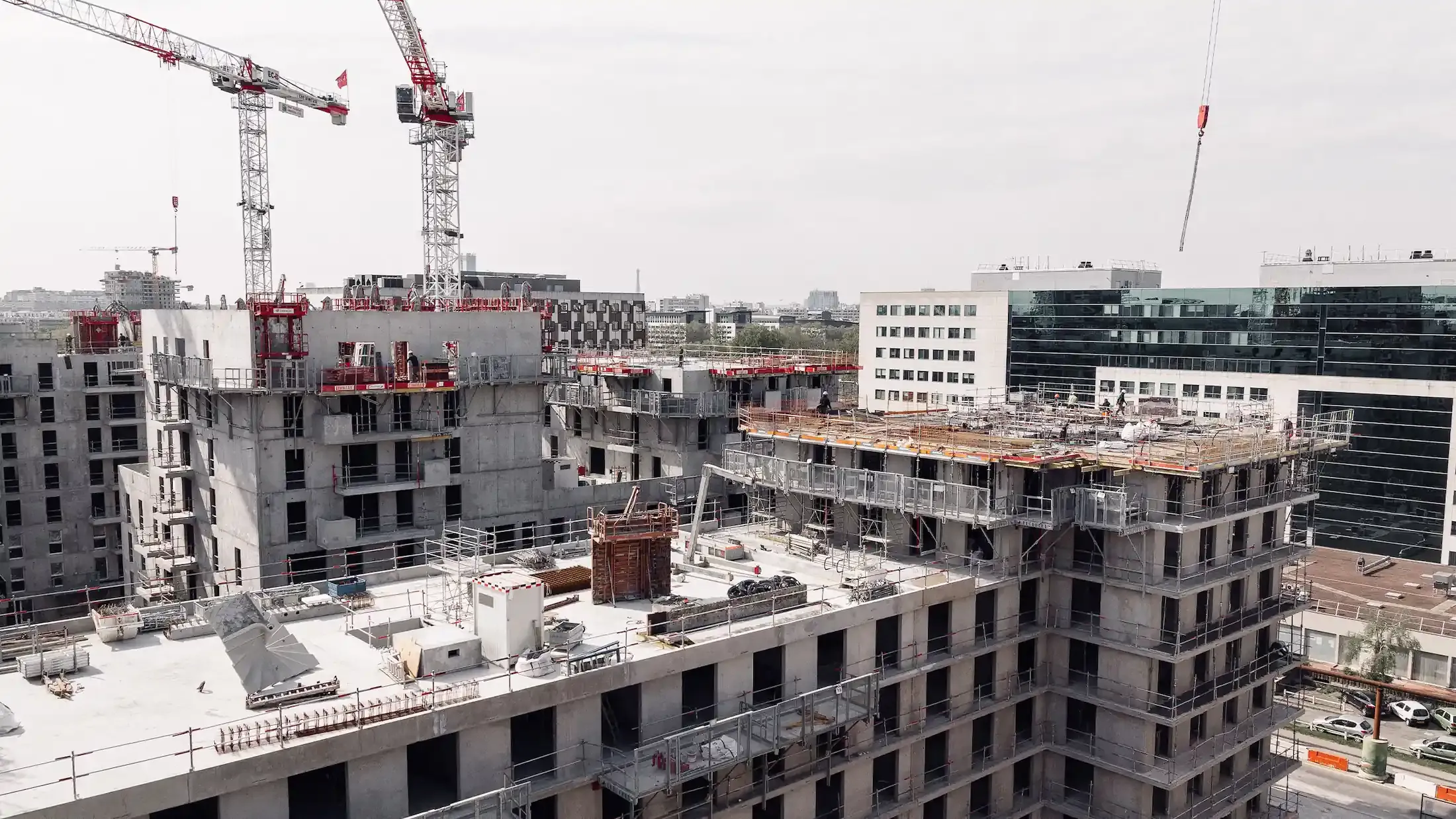 Photographie du chantier Asnière B4-B5
