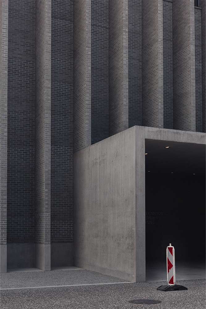 Architecture du bâtiment des beaux arts de Lausanne
