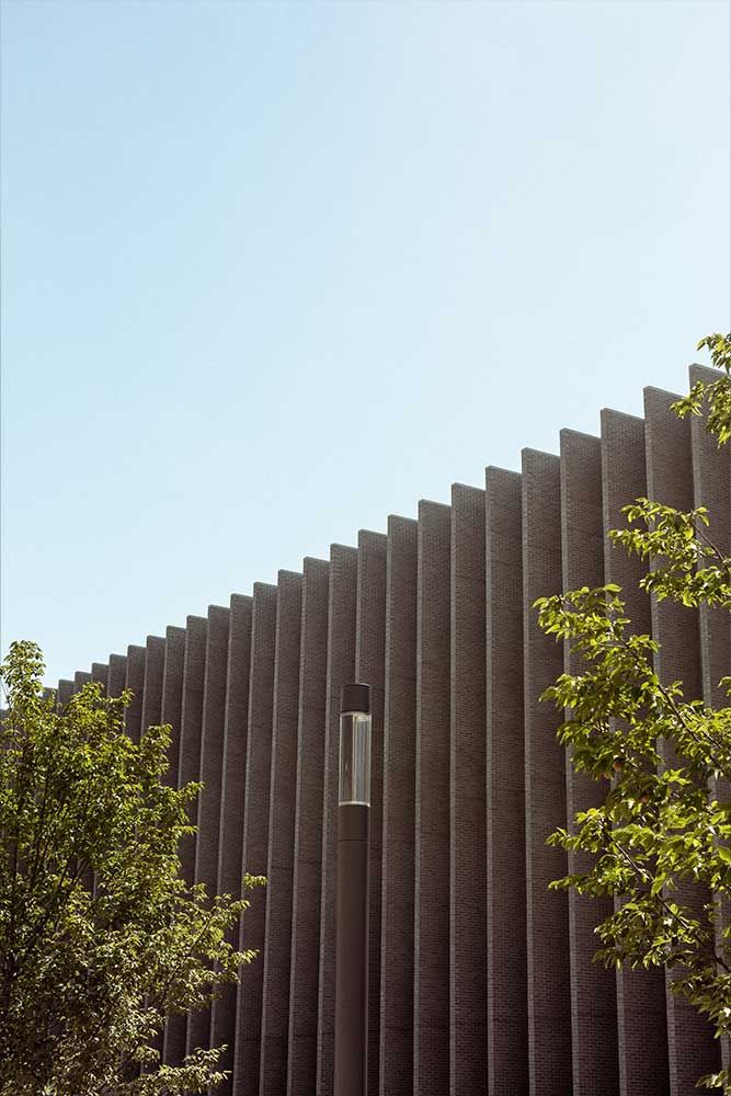 Architecture du bâtiment des beaux arts de Lausanne