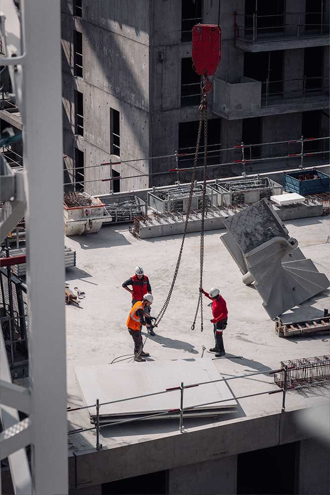 Photographie du chantier Asnière B4-B5