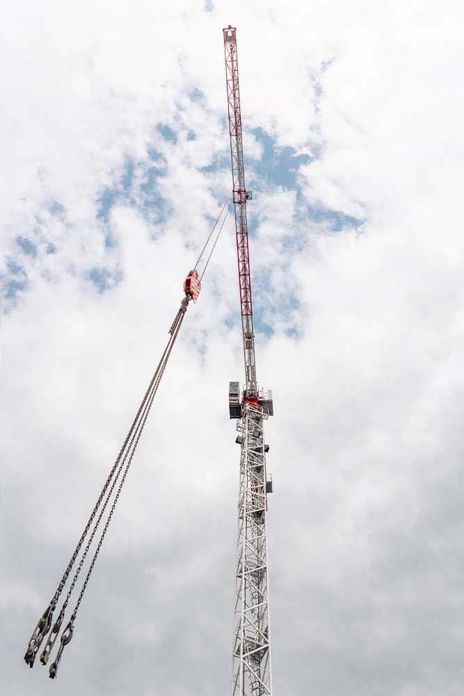 Photographie du chantier de l'Extension Dassault à Velizy