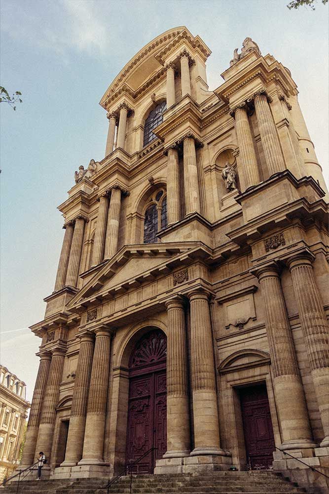 Photographie du chantier de l'Eglise Saint Gervais à Paris