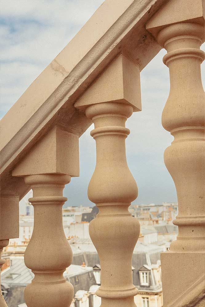 Photographie du chantier de l'Eglise de la Sainte Trinité à Paris